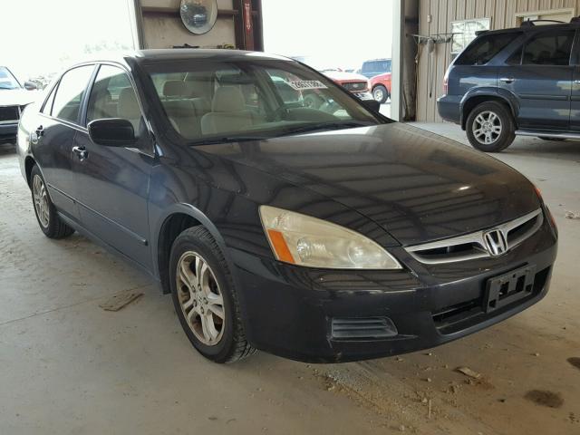 JHMCM56397C005267 - 2007 HONDA ACCORD SE BLACK photo 1