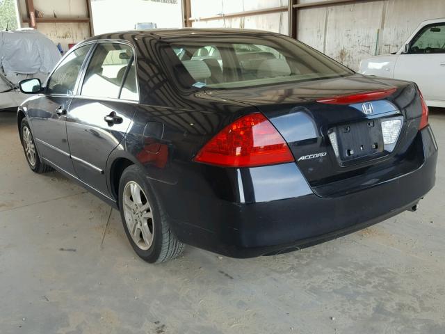 JHMCM56397C005267 - 2007 HONDA ACCORD SE BLACK photo 3