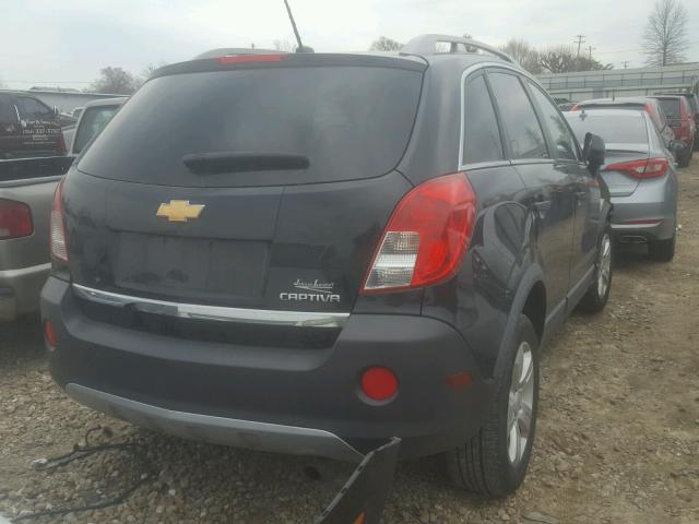 3GNAL2EK2ES512786 - 2014 CHEVROLET CAPTIVA LS BLACK photo 4