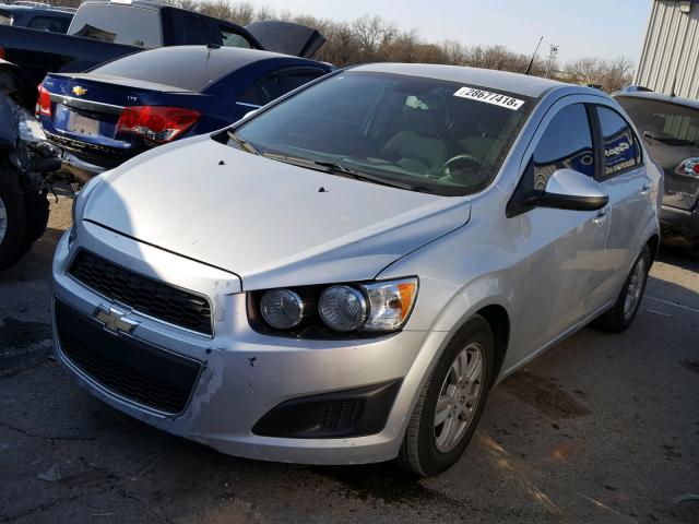 1G1JA5SH7C4121759 - 2012 CHEVROLET SONIC LS SILVER photo 2
