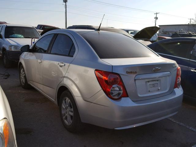 1G1JA5SH7C4121759 - 2012 CHEVROLET SONIC LS SILVER photo 3