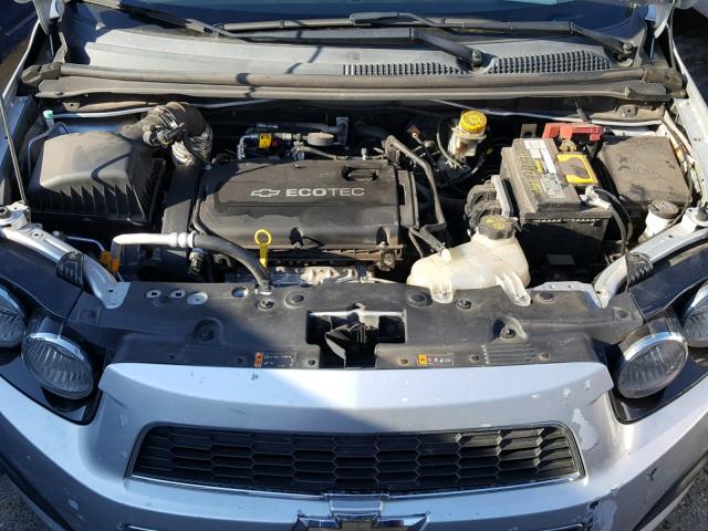 1G1JA5SH7C4121759 - 2012 CHEVROLET SONIC LS SILVER photo 7