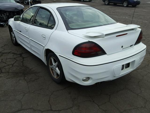 1G2NW52E8XM843400 - 1999 PONTIAC GRAND AM G WHITE photo 3