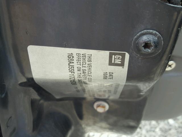 1G8AJ55F17Z157290 - 2007 SATURN ION LEVEL BLACK photo 10