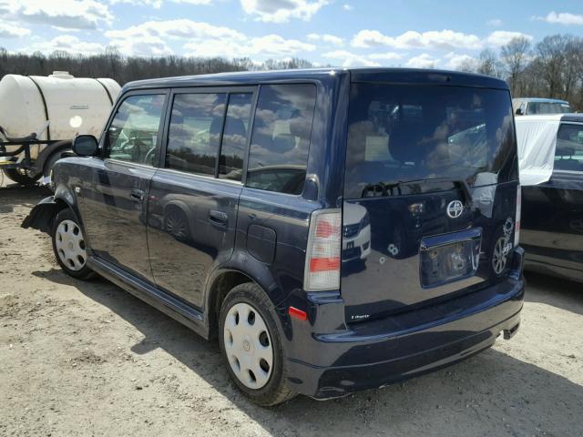 JTLKT324554024834 - 2005 TOYOTA SCION XB ლურჯი ფოტო 3