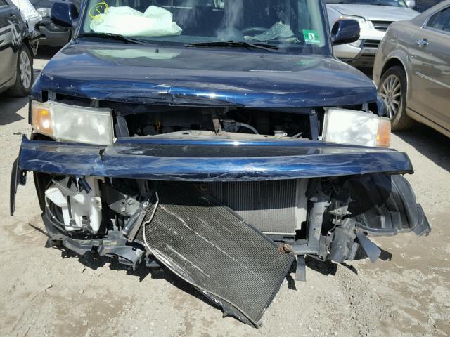 JTLKT324554024834 - 2005 TOYOTA SCION XB ლურჯი ფოტო 7