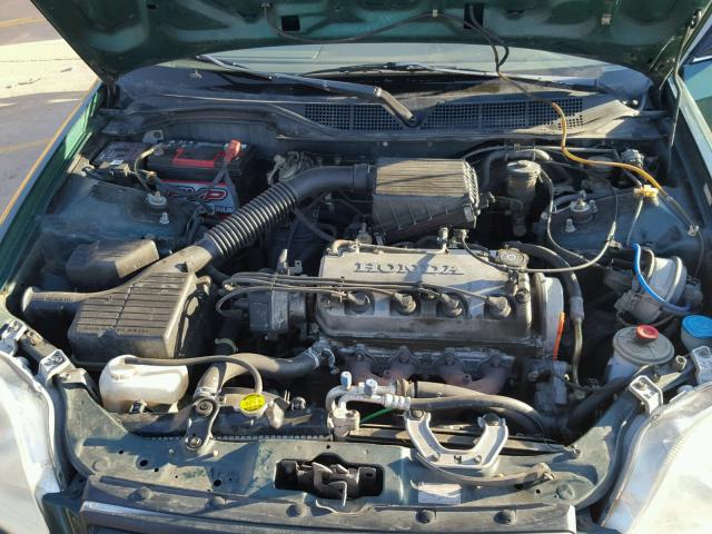 1HGEJ657XXL022643 - 1999 HONDA CIVIC LX GREEN photo 7