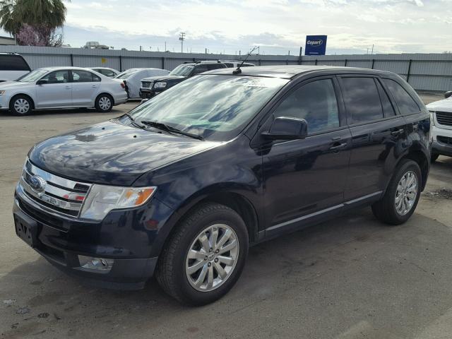 2FMDK38C29BB04654 - 2009 FORD EDGE SEL SILVER photo 2