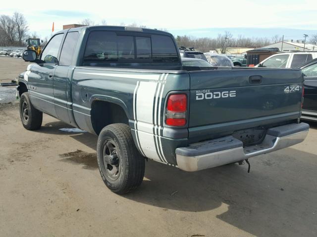 1B7HF13Y61J567883 - 2001 DODGE RAM 1500 GREEN photo 3