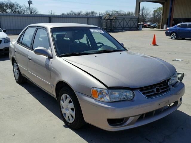 1NXBR12E61Z514311 - 2001 TOYOTA COROLLA CE TAN photo 1