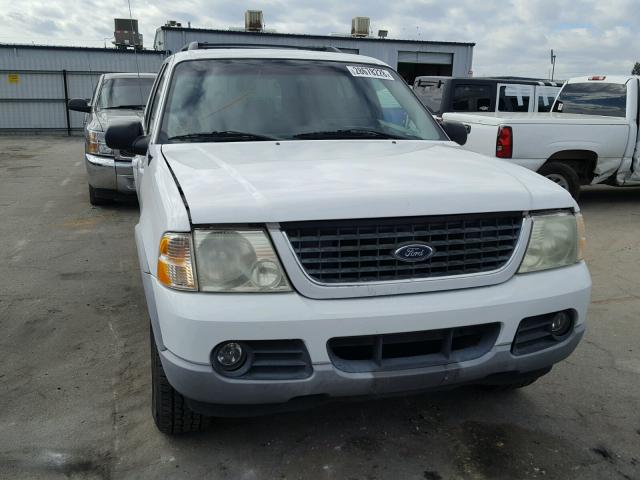 1FMZU73E42UC42115 - 2002 FORD EXPLORER X WHITE photo 9