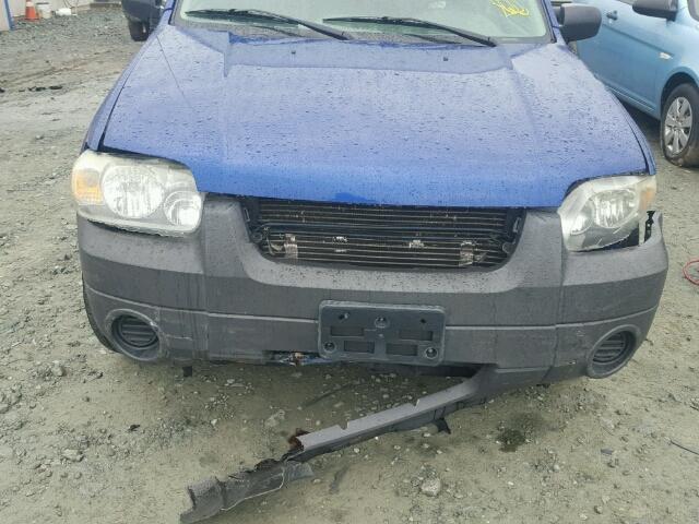 1FMYU92Z35KE41149 - 2005 FORD ESCAPE BLUE photo 9