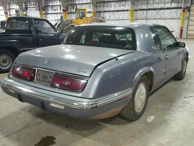 1G4EZ13L6NU411423 - 1992 BUICK RIVIERA GRAY photo 4