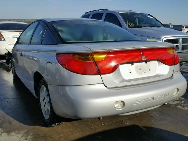 1G8ZP12831Z276904 - 2001 SATURN SC1 SILVER photo 3