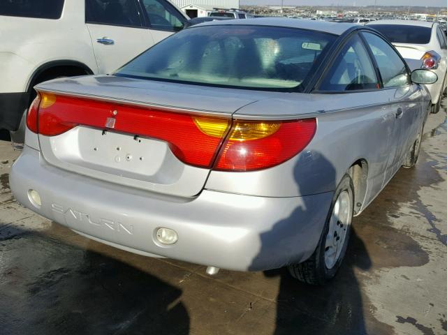 1G8ZP12831Z276904 - 2001 SATURN SC1 SILVER photo 4