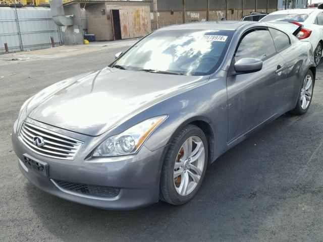 JN1CV6EK5AM100670 - 2010 INFINITI G37 BASE GRAY photo 2