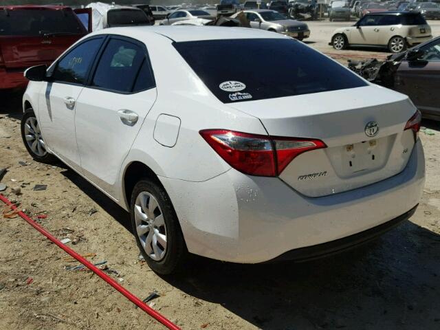 5YFBURHE1FP284884 - 2015 TOYOTA COROLLA L WHITE photo 3