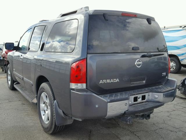 5N1AA08A46N720116 - 2006 NISSAN ARMADA SE CHARCOAL photo 3