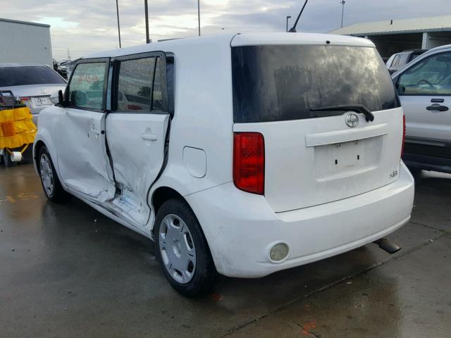 JTLKE50E881006447 - 2008 TOYOTA SCION XB WHITE photo 3