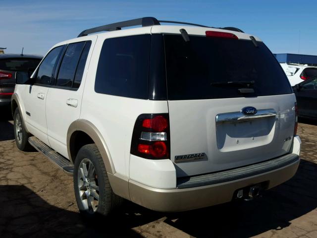 1FMEU74E78UA47308 - 2008 FORD EXPLORER E WHITE photo 3