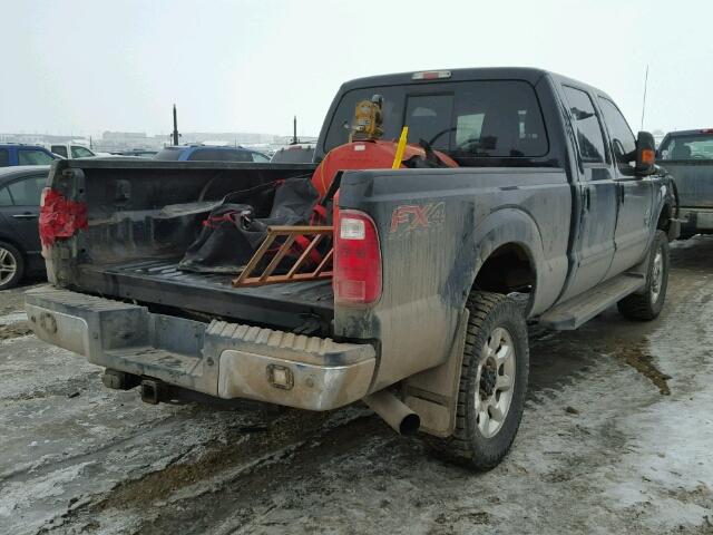 1FT8W3BT2CEC36991 - 2012 FORD F350 SUPER BLACK photo 4