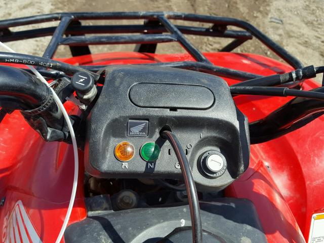 1HFTE2109E4505954 - 2014 HONDA TRX250 TM RED photo 8