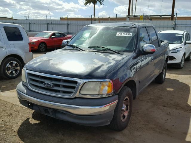 1FTRW07W71KB49351 - 2001 FORD F150 SUPER BLUE photo 2