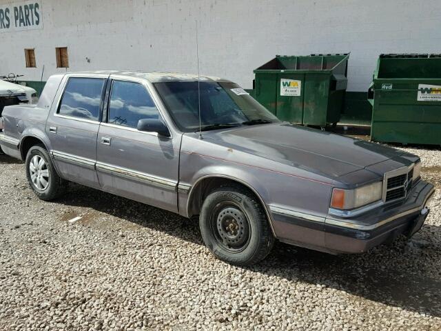 1B3XC56R9ND787699 - 1992 DODGE DYNASTY LE GRAY photo 1