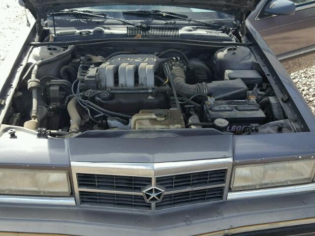 1B3XC56R9ND787699 - 1992 DODGE DYNASTY LE GRAY photo 7