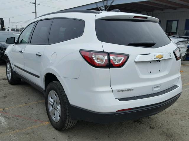 1GNKRFED5HJ164306 - 2017 CHEVROLET TRAVERSE L WHITE photo 3