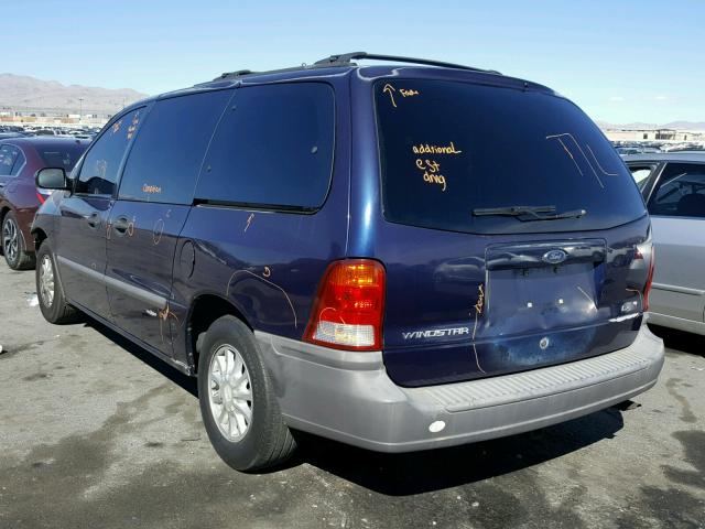 2FMZA514XXBC50854 - 1999 FORD WINDSTAR L PURPLE photo 3