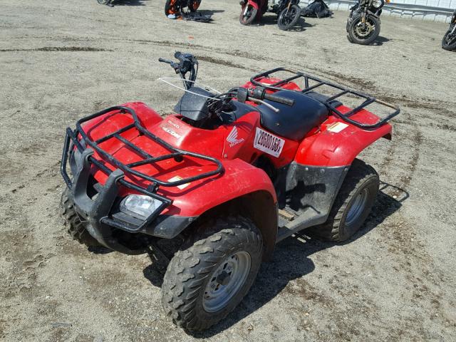 1HFTE2104E4507241 - 2014 HONDA TRX250 TM RED photo 2