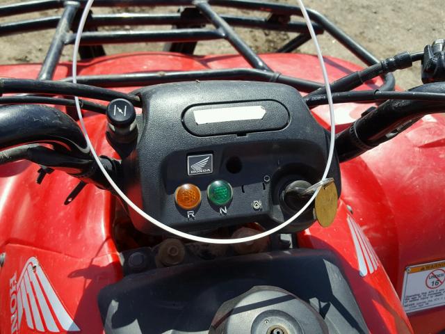 1HFTE2104E4507241 - 2014 HONDA TRX250 TM RED photo 8