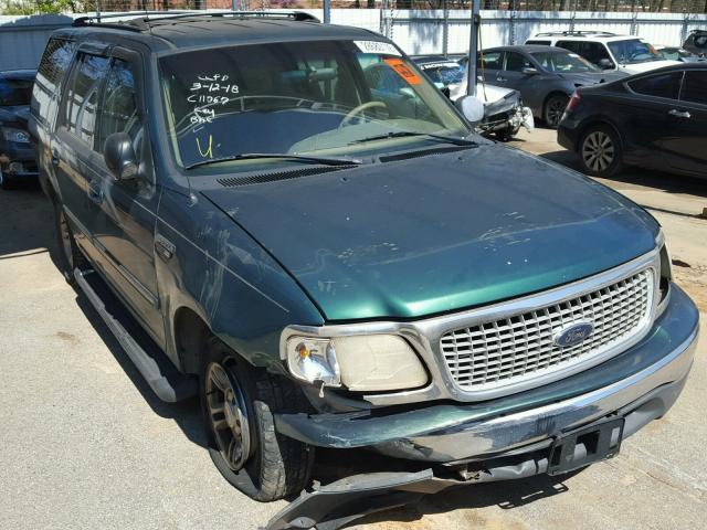 1FMRU17L4XLC11062 - 1999 FORD EXPEDITION GREEN photo 1