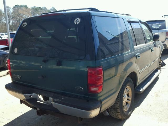 1FMRU17L4XLC11062 - 1999 FORD EXPEDITION GREEN photo 4