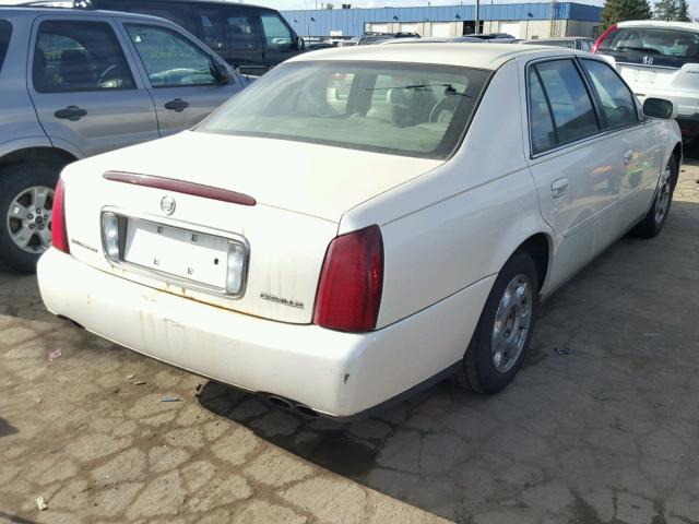 1G6KD54Y12U177343 - 2002 CADILLAC DEVILLE WHITE photo 4