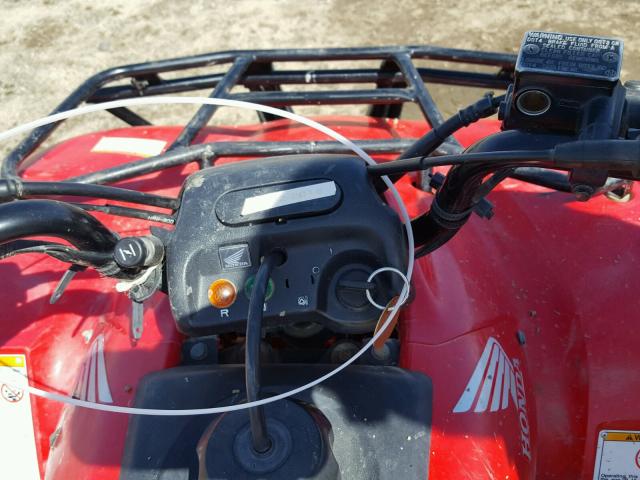 1HFTE2106E4507242 - 2014 HONDA TRX250 TM RED photo 8