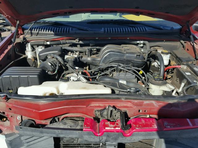 1FMEU63E06UB51261 - 2006 FORD EXPLORER X RED photo 7