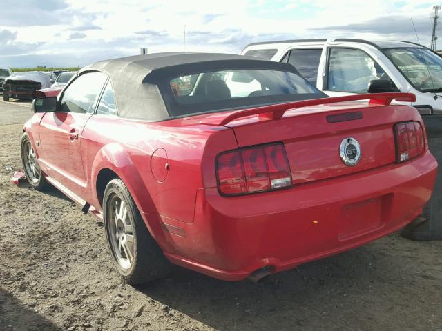 1ZVFT85H065261863 - 2006 FORD MUSTANG GT RED photo 3