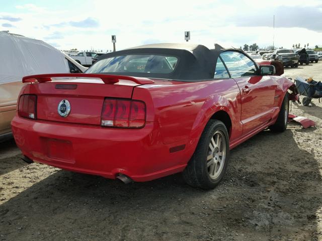 1ZVFT85H065261863 - 2006 FORD MUSTANG GT RED photo 4