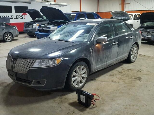 3LNHL2JCXCR831925 - 2012 LINCOLN MKZ BLACK photo 2