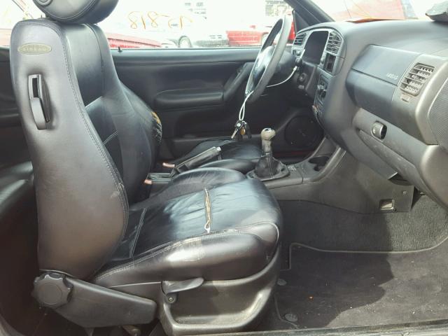 3VWDC21V92M800632 - 2002 VOLKSWAGEN CABRIO GLX 红色 照片 5