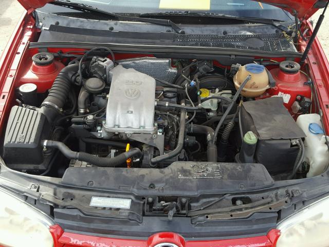 3VWDC21V92M800632 - 2002 VOLKSWAGEN CABRIO GLX 红色 照片 7