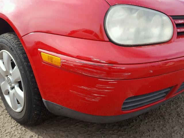 3VWDC21V92M800632 - 2002 VOLKSWAGEN CABRIO GLX 红色 照片 9