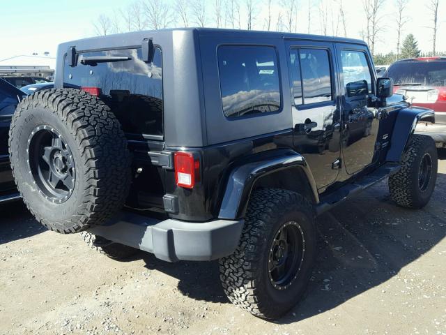 1J8GA59117L149152 - 2007 JEEP WRANGLER S 黑色 照片 4