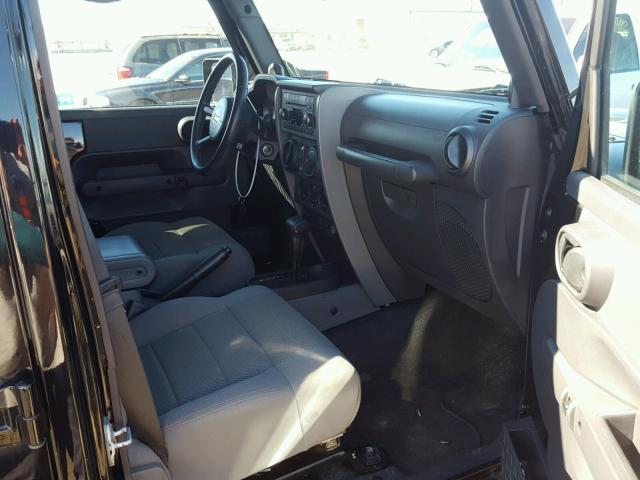 1J8GA59117L149152 - 2007 JEEP WRANGLER S 黑色 照片 5