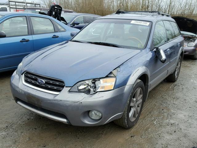 4S4BP86CX54376768 - 2005 SUBARU LEGACY OUT BLUE photo 2