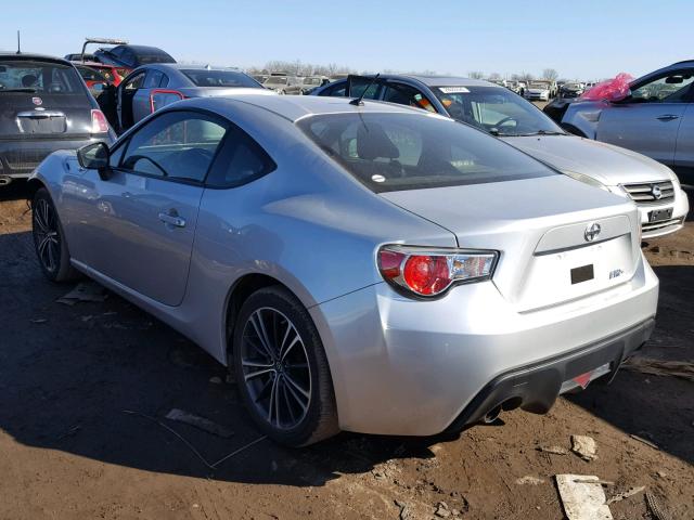 JF1ZNAA12D1714563 - 2013 TOYOTA SCION FR-S ვერცხლისფერი ფოტო 3