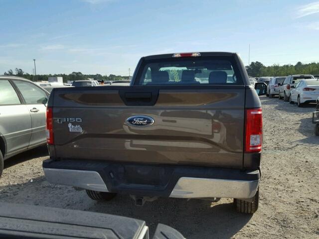 1FTMF1C82HKC90314 - 2017 FORD F150 BROWN photo 6