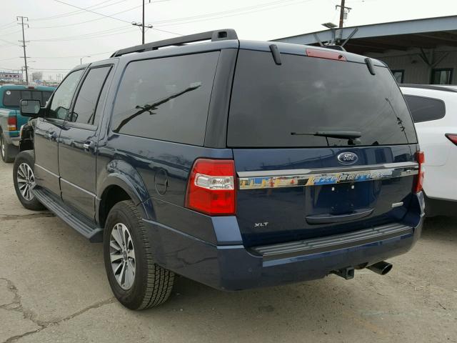 1FMJK1JT4GEF45883 - 2016 FORD EXPEDITION BLUE photo 3